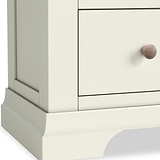 Colette Cream 2 Drawer Bedside Table from Roseland Furniture