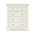 Colette Cream  2 Over 3 Chest Of Drawers from Roseland Furniture