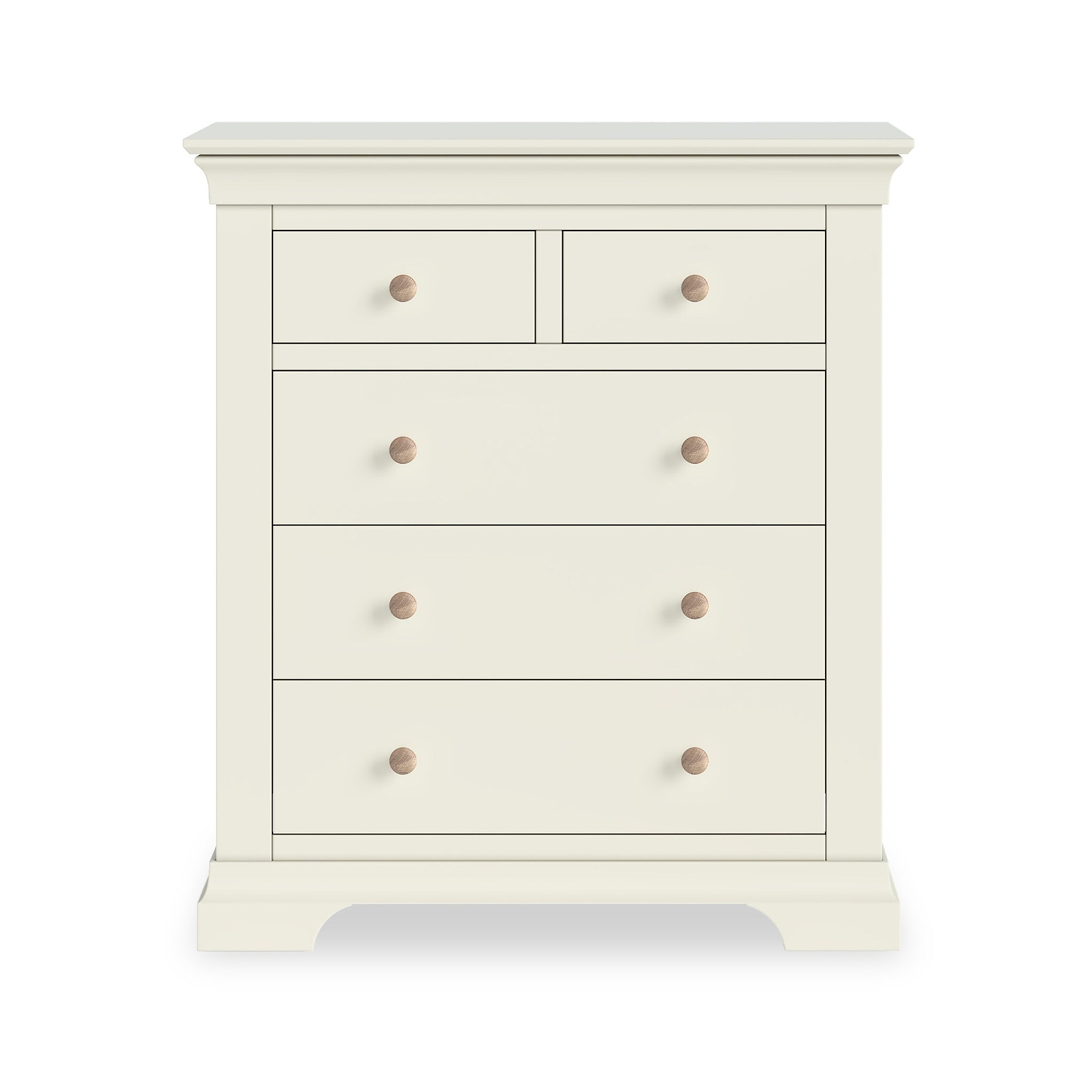 Colette Cream  2 Over 3 Chest Of Drawers from Roseland Furniture