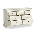Colette Cream 3 Over 4 Chest Of Drawers from Roseland Furniture