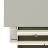 Colette Cream 3 Over 4 Chest Of Drawers from Roseland Furniture