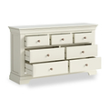 Colette Cream 3 Over 4 Chest Of Drawers from Roseland Furniture