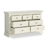 Colette Cream 3 Over 4 Chest Of Drawers from Roseland Furniture