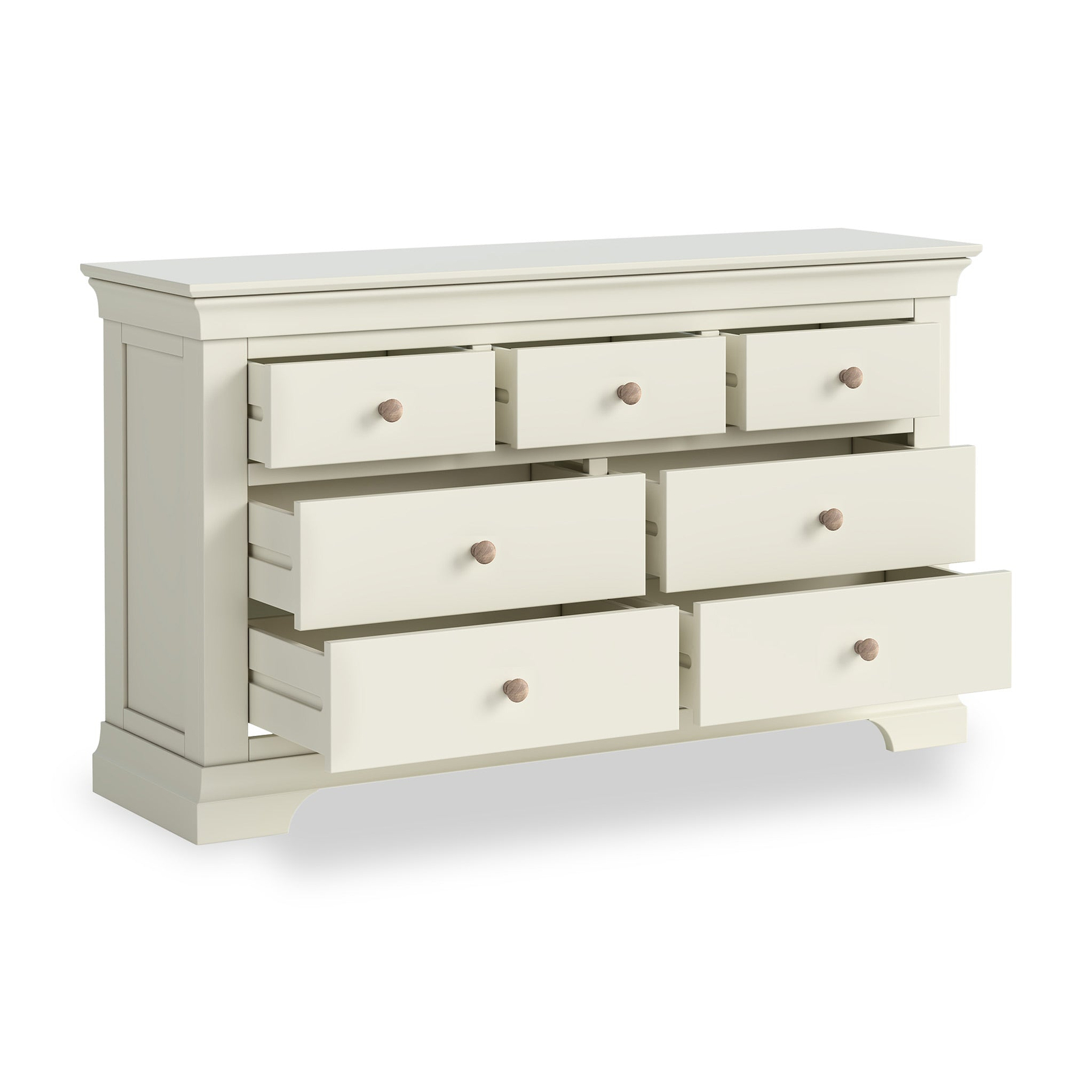 Colette Cream 3 Over 4 Chest Of Drawers from Roseland Furniture