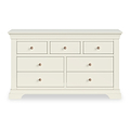 Colette Cream 3 Over 4 Chest Of Drawers from Roseland Furniture
