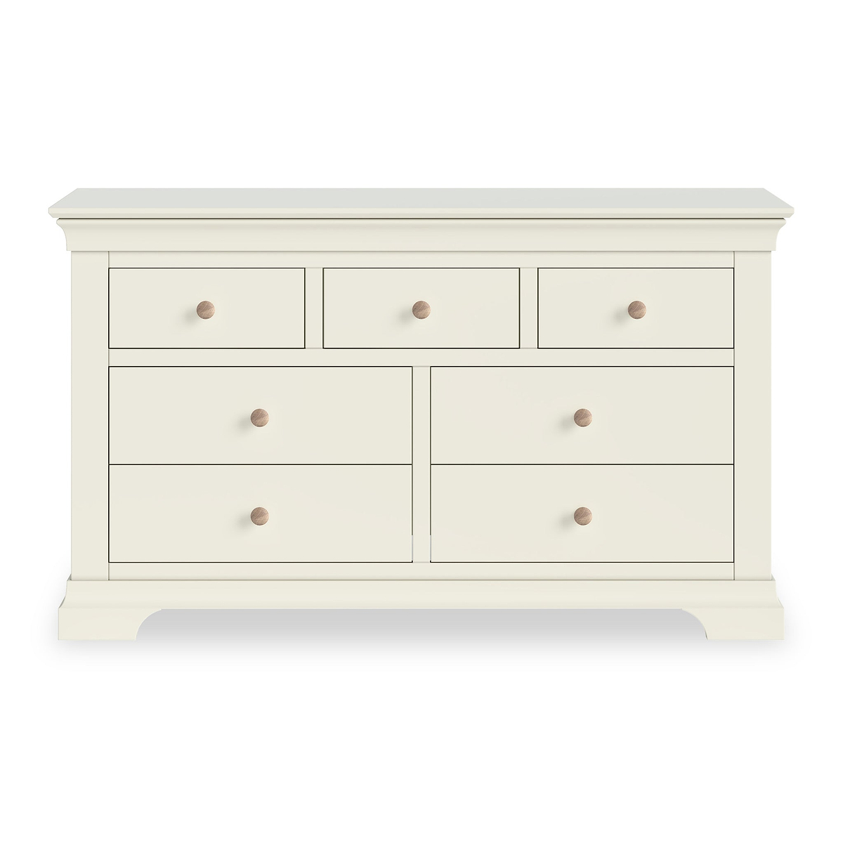 Colette Cream 3 Over 4 Chest Of Drawers from Roseland Furniture