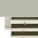 Colette Cream 4 Over 6 Chest Of Drawers from Roseland Furniture