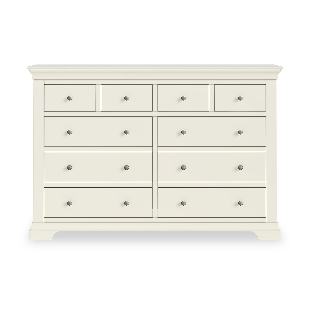 Colette Cream 4 Over 6 Chest Of Drawers from Roseland Furniture