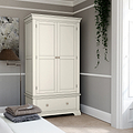 Colette Cream  Double Wardrobe Drawer from Roseland Furniture