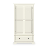 Colette Cream  Double Wardrobe Drawer from Roseland Furniture