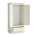 Colette Cream  Double Wardrobe Drawer from Roseland Furniture