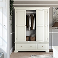 Colette Cream Triple Wardrobe Drawer from Roseland Furniture