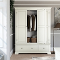 Colette Cream Triple Wardrobe Drawer from Roseland Furniture