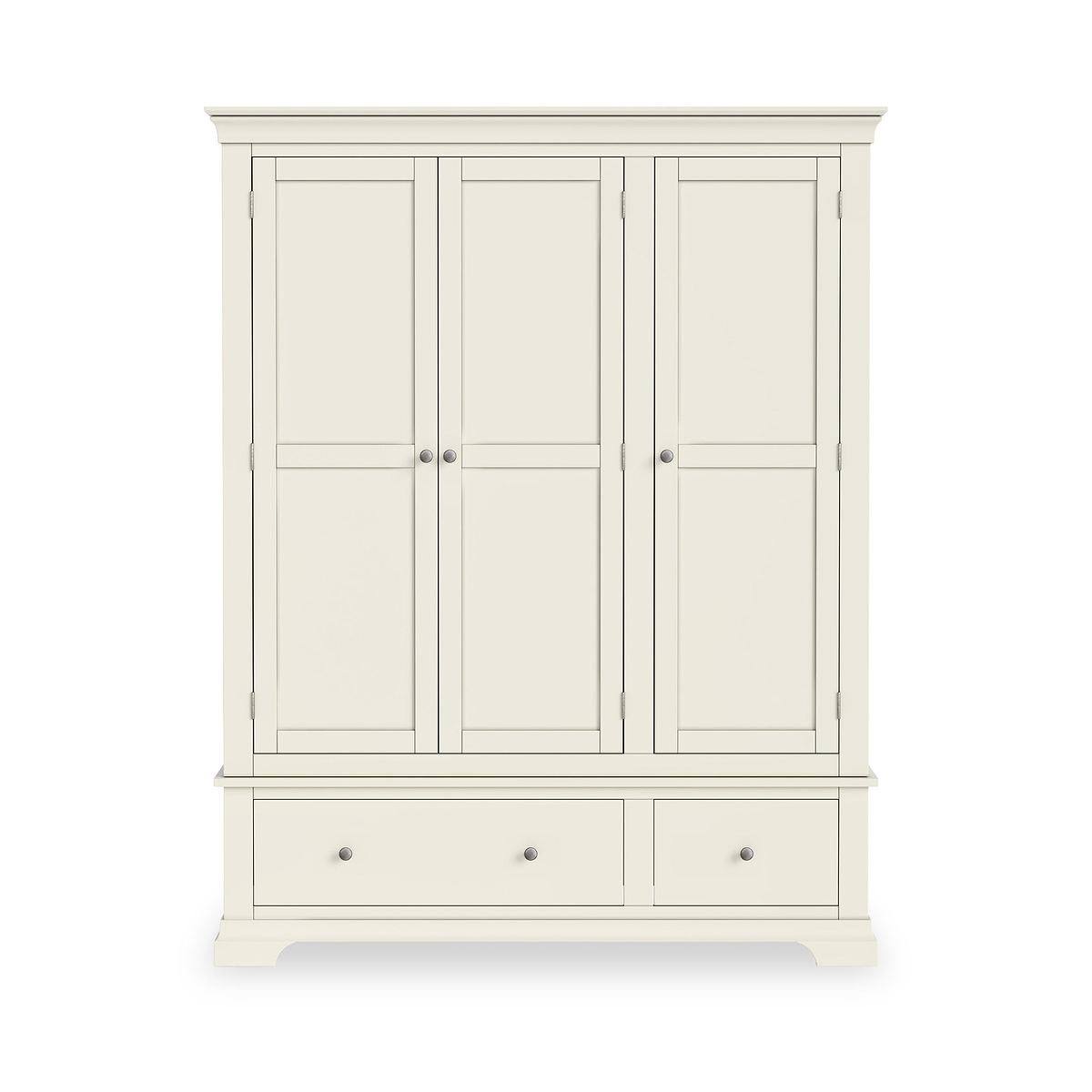 Colette Cream Triple Wardrobe Drawer from Roseland Furniture