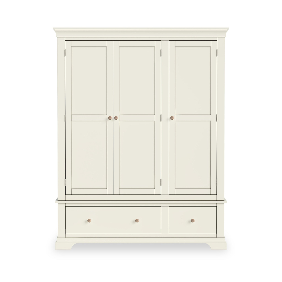 Colette Cream Triple Wardrobe Drawer from Roseland Furniture