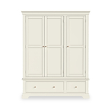 Colette Cream Triple Wardrobe Drawer from Roseland Furniture