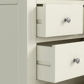 Colette Warm White 2 Over 3 Chest Of Drawers from Roseland Furniture