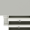 Colette Warm White 2 Over 3 Chest Of Drawers from Roseland Furniture