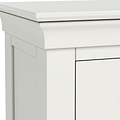 Colette Warm White 2 Over 3 Chest Of Drawers from Roseland Furniture