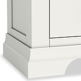 Colette Warm White 3 Over 4 Chest Of Drawers from Roseland Furniture