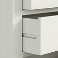 Colette Warm White 3 Over 4 Chest Of Drawers from Roseland Furniture