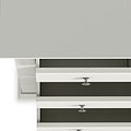 Colette Warm White 4 Over 6 Chest Of Drawers from Roseland Furniture