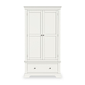 Colette Warm White Double Wardrobe Drawer from Roseland Furniture
