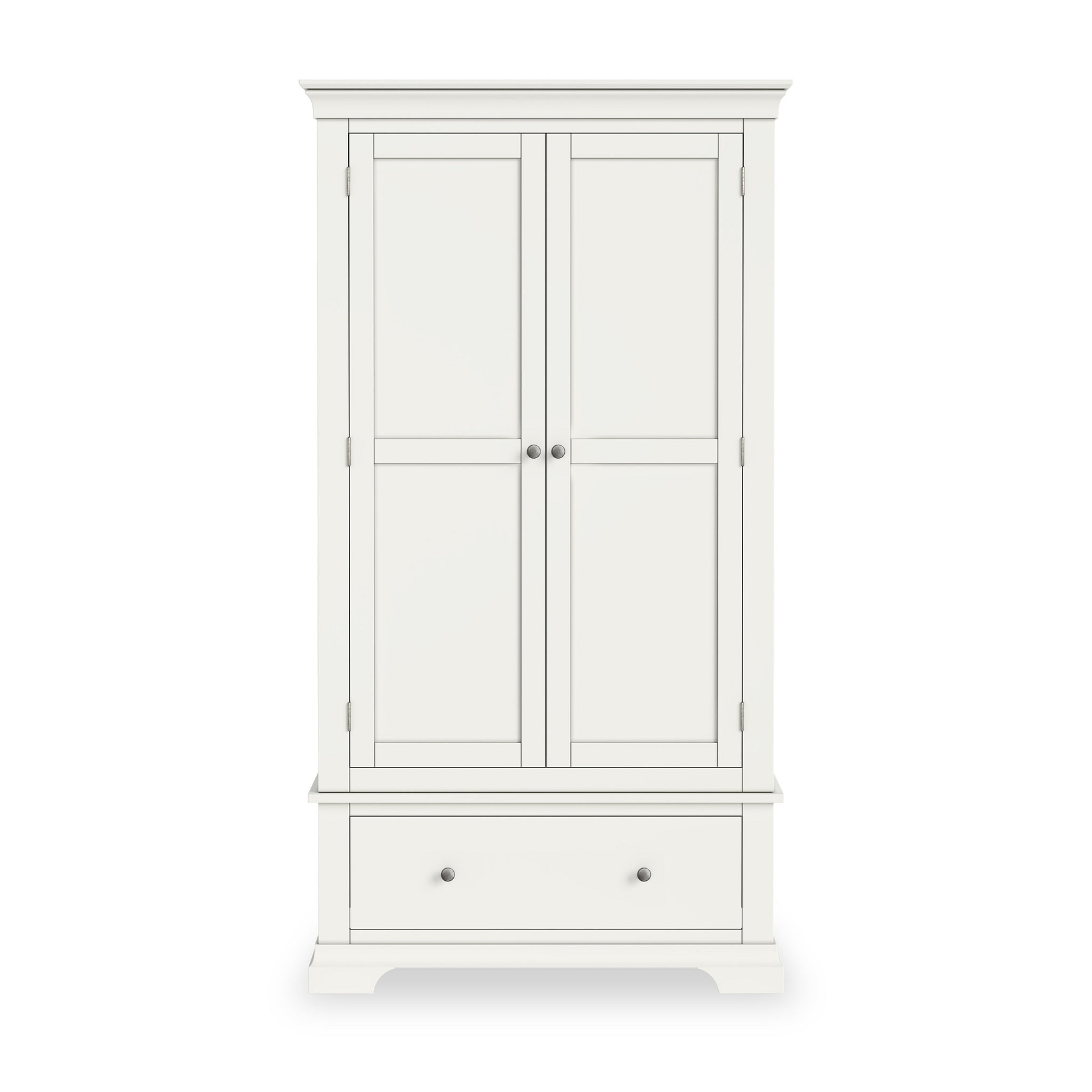 Colette Warm White Double Wardrobe Drawer from Roseland Furniture
