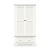 Colette Warm White Double Wardrobe Drawer from Roseland Furniture