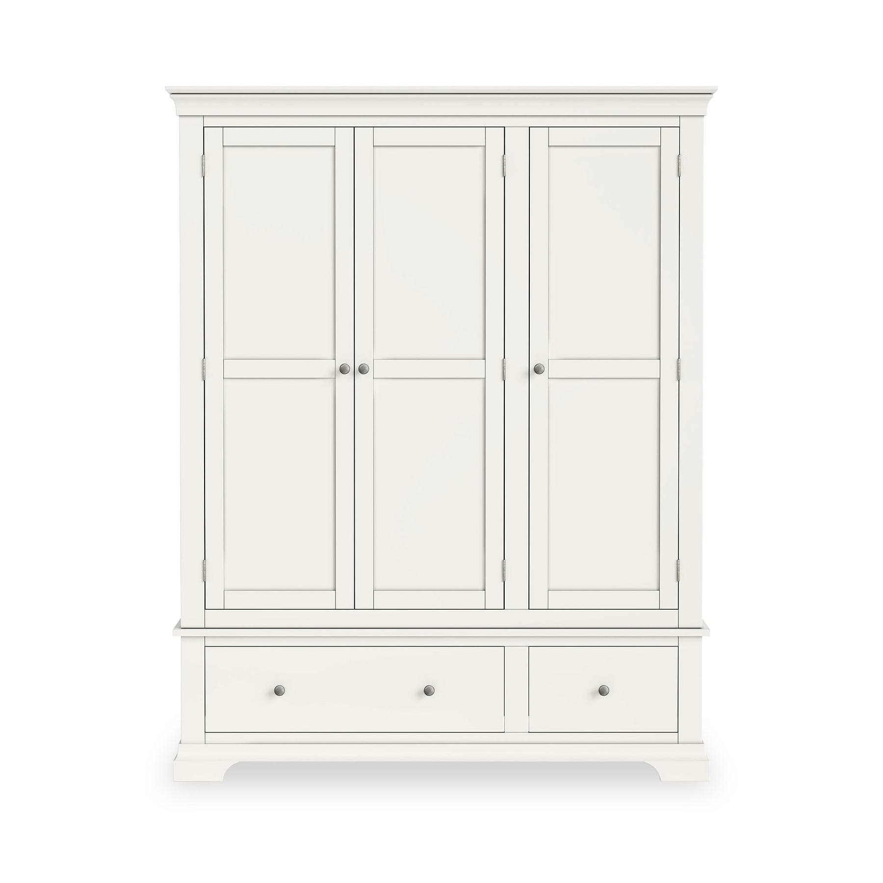 Colette Warm White Triple Wardrobe Drawer from Roseland Furniture