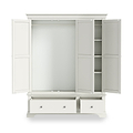 Colette Warm White Triple Wardrobe Drawer from Roseland Furniture