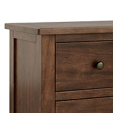Duchy-Acacia-Chest close up from Roseland Furniture