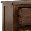 Duchy-Acacia-Chest dovetail joints close up