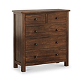 Duchy Acacia 2 Over 3 Drawer Chest from Roseland Furniture