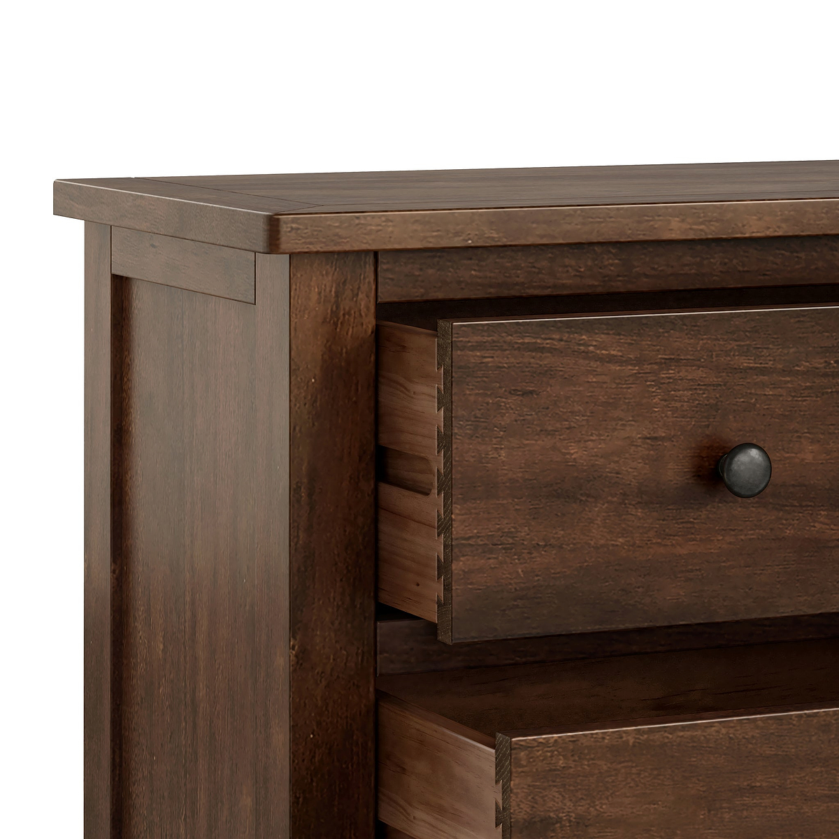 Duchy Acacia 2 Over 3 Drawer Chest from Roseland Furniture