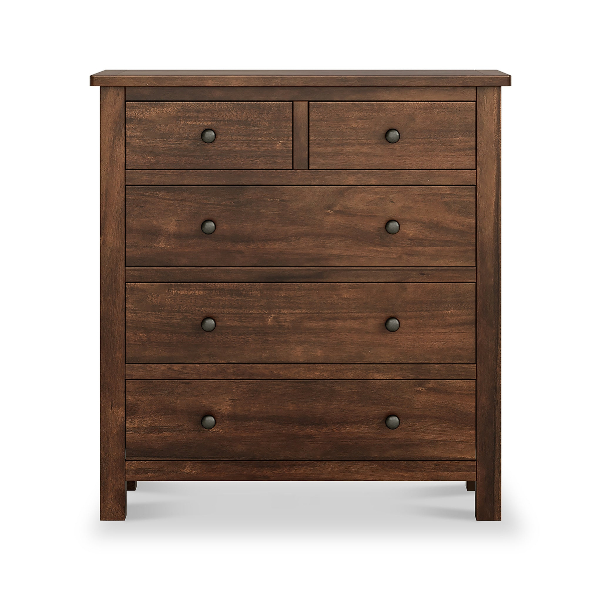 Duchy Acacia 2 Over 3 Drawer Chest from Roseland Furniture