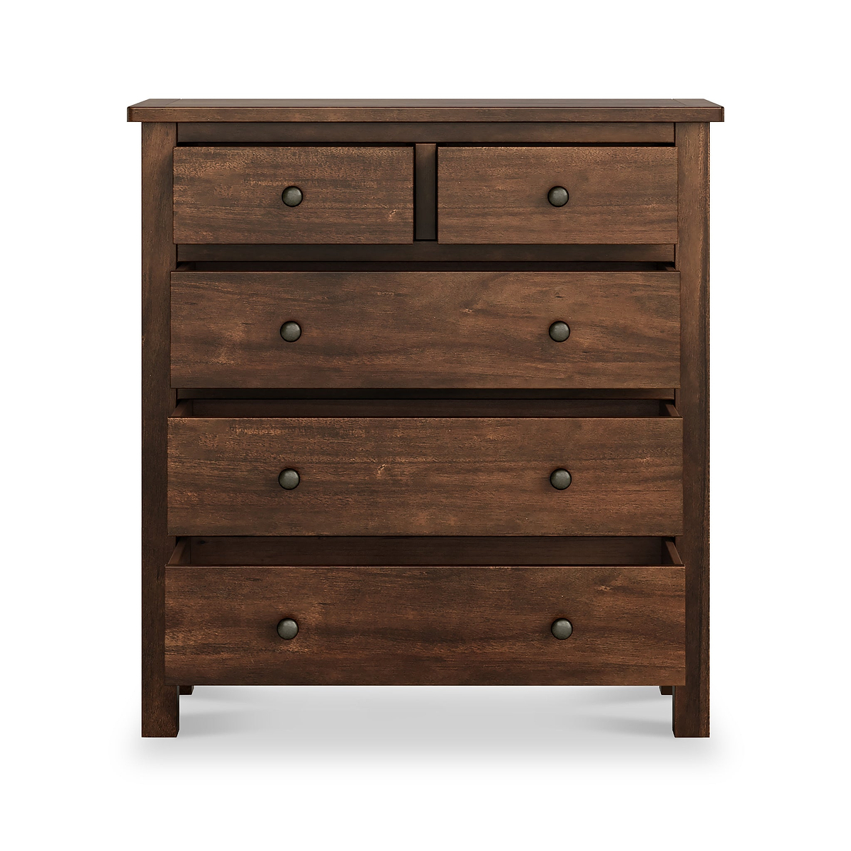Duchy Acacia 2 Over 3 Drawer Chest from Roseland Furniture