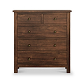 Duchy-Acacia-2-Over-3-Drawers-Chest from Roseland Furniture