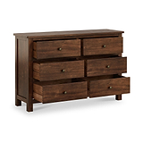 Duchy-Acacia-6-Drawers-Chest from Roseland Furniture