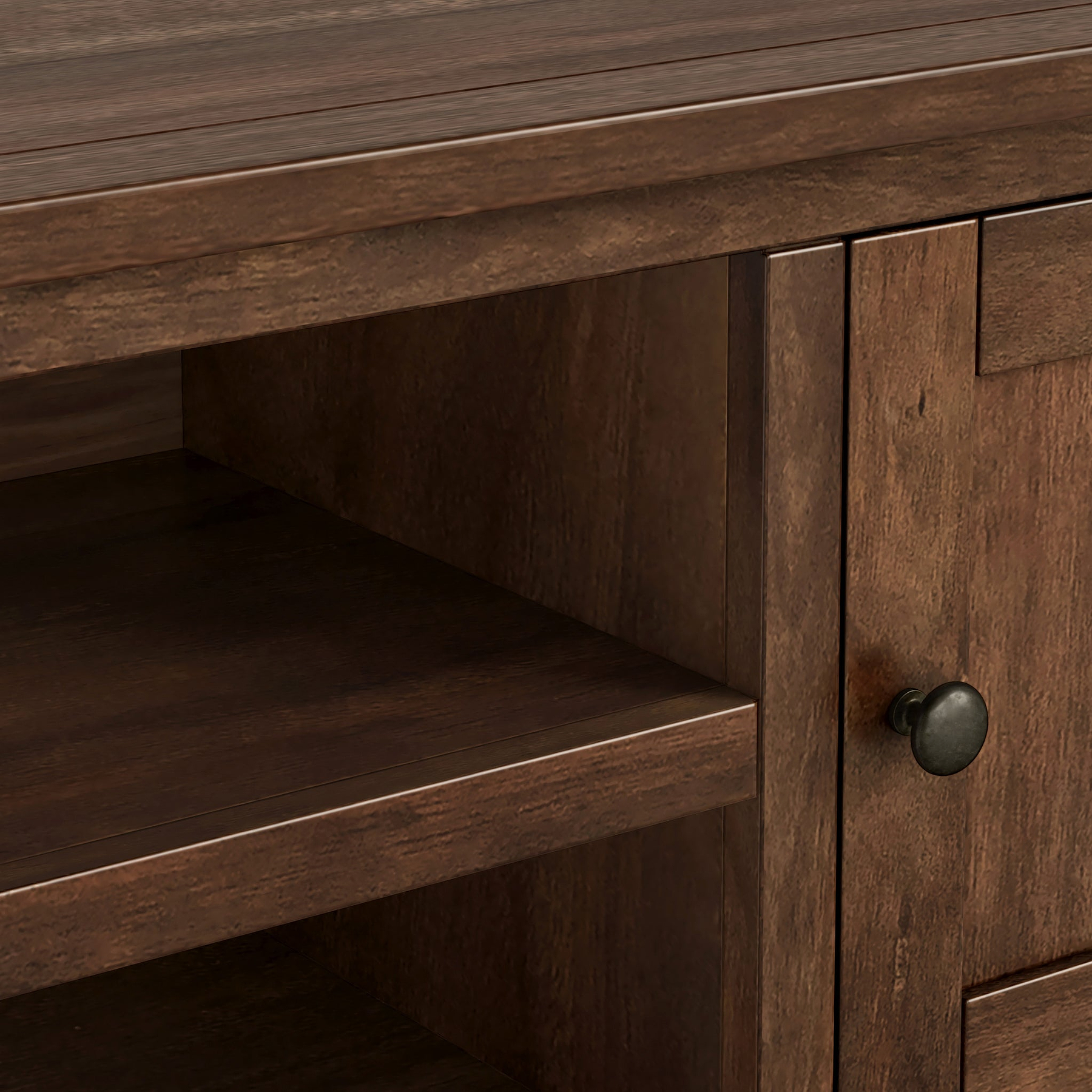 Duchy Acacia 180cm Extra Wide TV Unit from Roseland Furniture