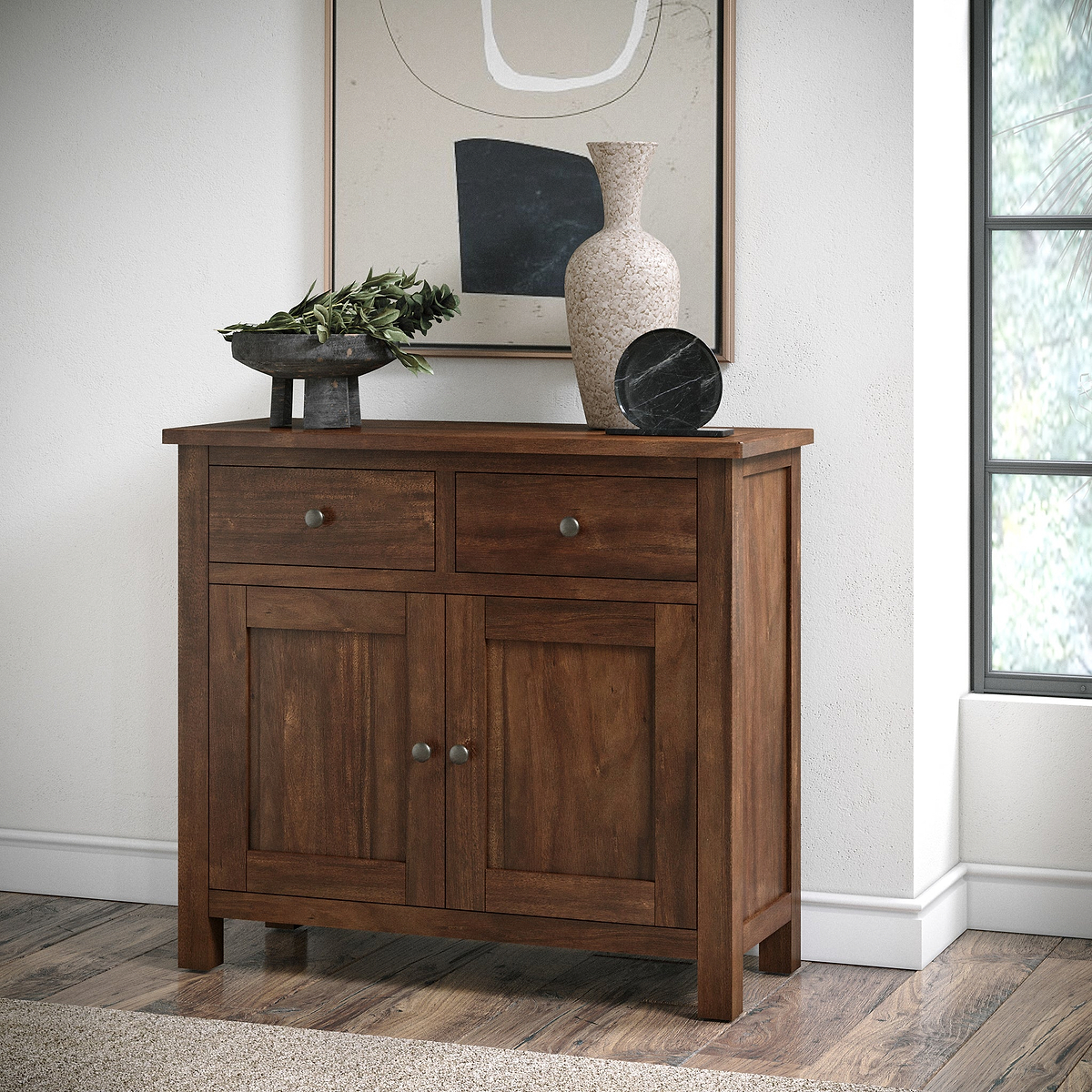 Duchy Acacia Small Sideboard from Roseland Furniture