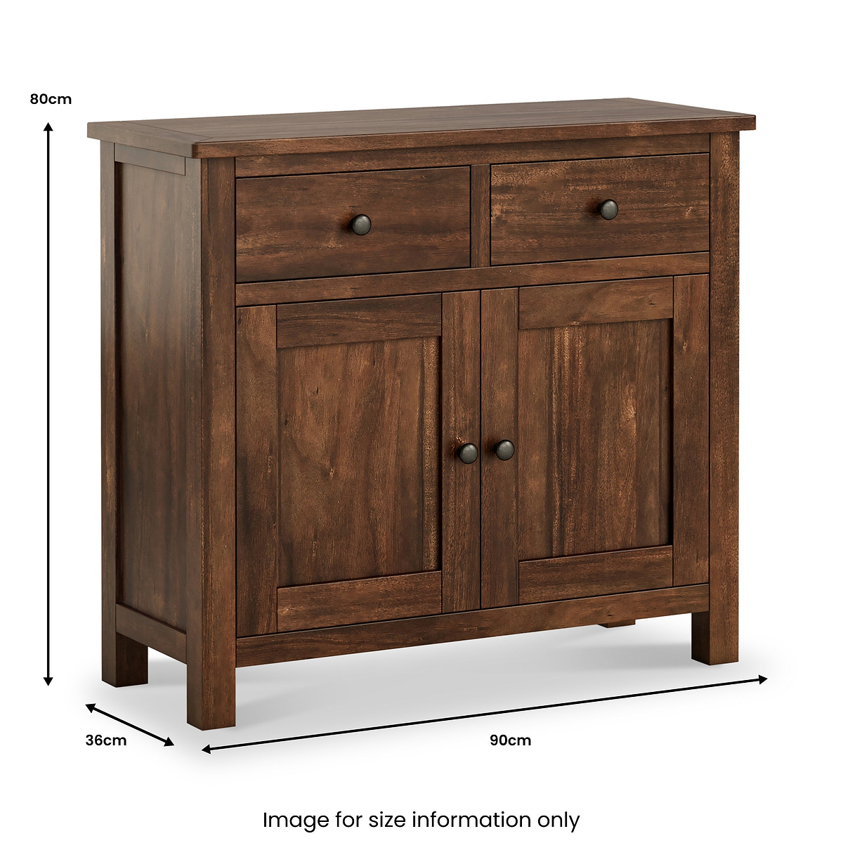 Duchy Acacia Small Sideboard from Roseland Furniture