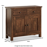 Duchy Acacia Small Sideboard from Roseland Furniture