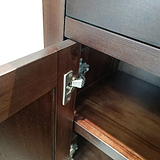 Duchy-Acacia-2-Drawer-Small-Sideboard from Roseland Furniture