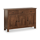 Duchy Acacia 3 Drawer Large Sideboard from Roseland Furniture