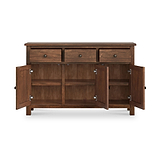Duchy Acacia 3 Drawer Large Sideboard from Roseland Furniture