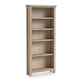 Trelan oak large bookcase from Roseland Furniture