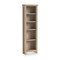 Trelan-Oak-Slim-Bookcasefrom Roseland Furniture
