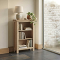 Trelan-Oak-Small-Bookcase from Roseland Furniture