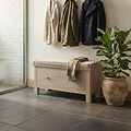 Trelan-Oak-Storage-Bench-w-Drawer from Roseland Furniture